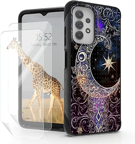 Miniatura 99 de Funda para Samsung Galaxy A23 Galaxy A13 4G/5G, Galaxy A04, Galaxy A04S, Galaxy A32 5G, con 2 protectores de pantalla, funda protectora híbrida