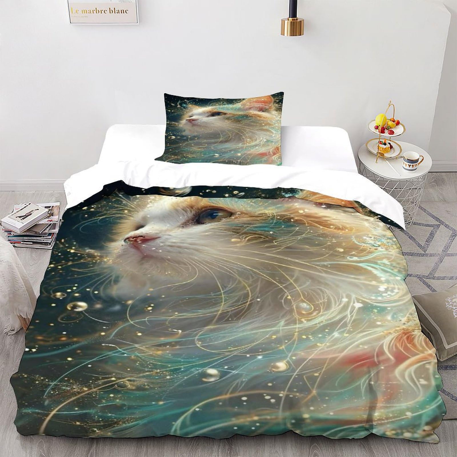 Furry Animals housse de couette starlit sky finition premium avec zip invisible