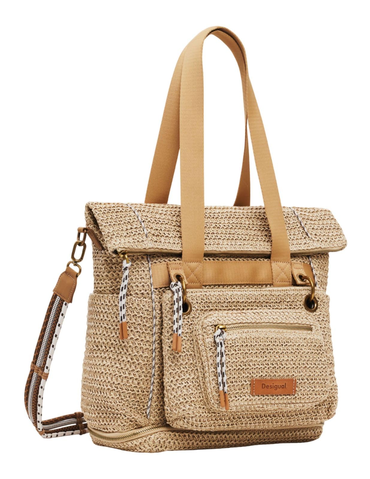 Desigual Back_RAFFIA Voyager, U, 1014 naturalny