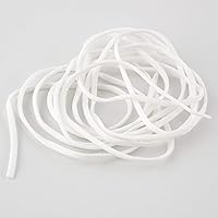 Vista 2 de Dritz Mascarilla elástica de 0.157 in, color blanco, 3 yardas