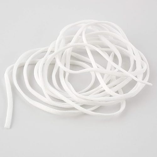 Miniatura 2 de Dritz Mascarilla elástica de 0.157 in, color blanco, 3 yardas