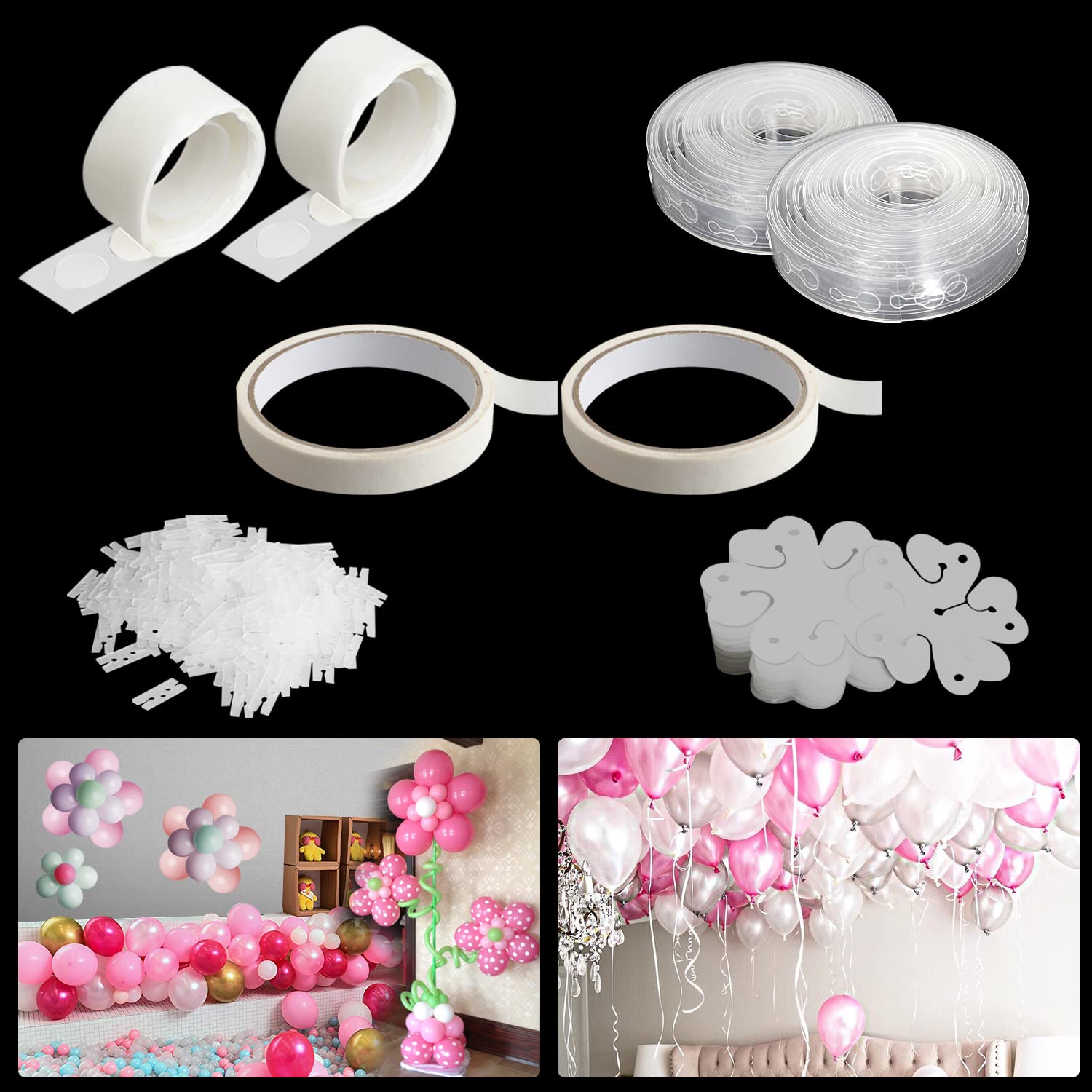 Balloon Decoration Strip Kit for Arch Garland with Tape