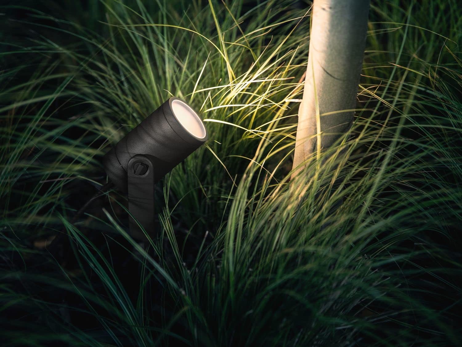 Philips Hue White and Color Ambiance LED Garden Spotlight Lily 1 Base Set, Dimmable, Up to 16 Million Colors, Controllable via App, Compatible with Amazon Alexa (Echo, Echo Dot). image 4