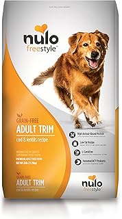 Nulo Freestyle Adult Trim Formula Dry Dog Food, Grain-Free Dog Kibble, Helps Promote Weight Management, With Healthy Digestive Aid BC30 Probiotic and L-Carnitine