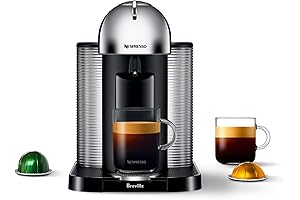 5-Cup Vertuo Coffee and Espresso Machine by Breville in Chrome