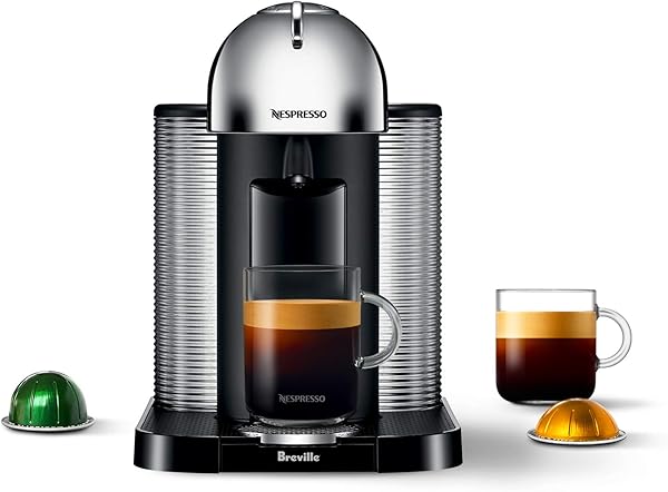Nespresso Vertuo Coffee and Espresso Maker by Breville (Chrome)