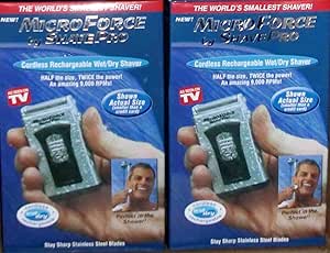 Microforce Cordless Rechargeable Wet & Dry Micro Shaver : Amazon.co.uk ...