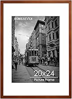 Vista 20 de Marco de 8 x 24 pulgadas, Marco Panorámico de 8 x 24 pulgadas, Marco de Poster de Madera Maciza - Colgante de Pared Horizontal y Vertical para Negro