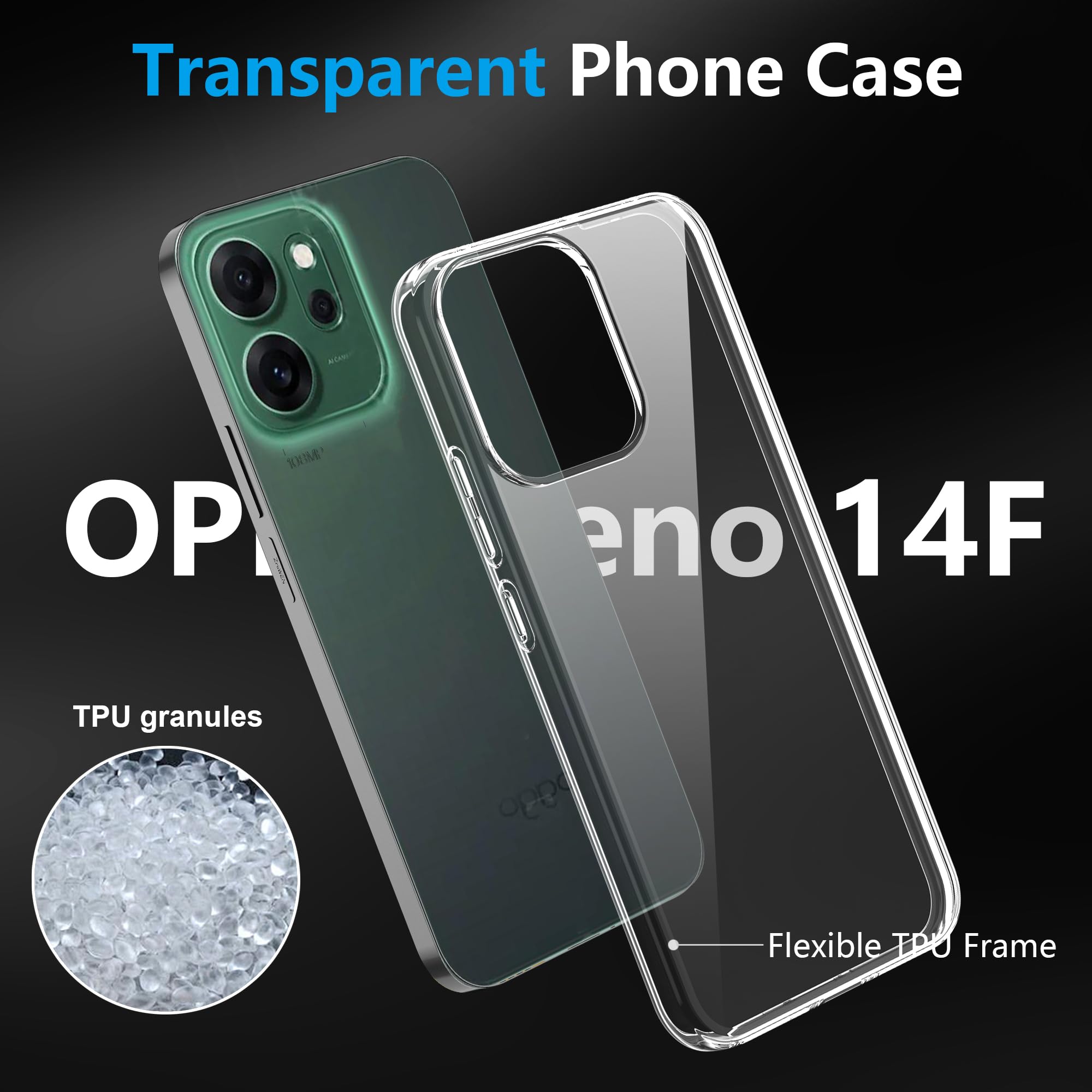 CADORABO Custodia in silicone TPU flessibile con l'applicazione Chrome