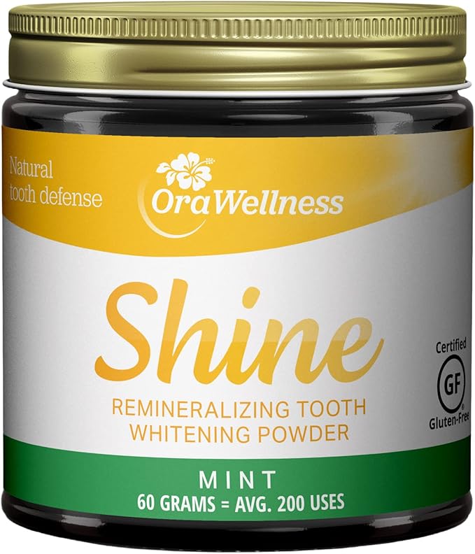 OraWellness Shine Remineralizing Tooth Powder with