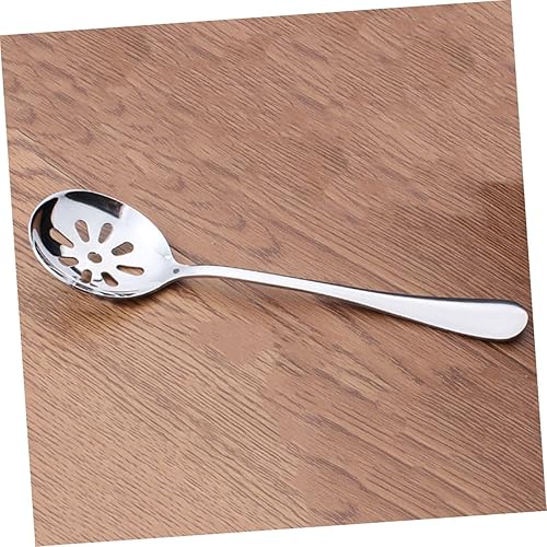 Miniatura 3 de MARMERDO Colador de cuchara colador, colador pequeño, cuchara espumadora, cucharadita ranurada, cucharadita, cuchara, colador para servir, colador