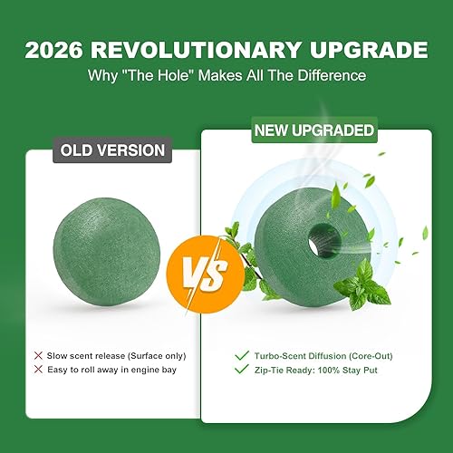 Miniatura 2 de Bolas repelentes de ratones, aroma a menta, seguras para uso en interiores, 24 unidades