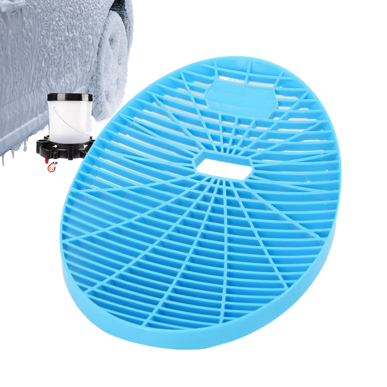 Cubo de lavado automático con trampa de suciedad para coche