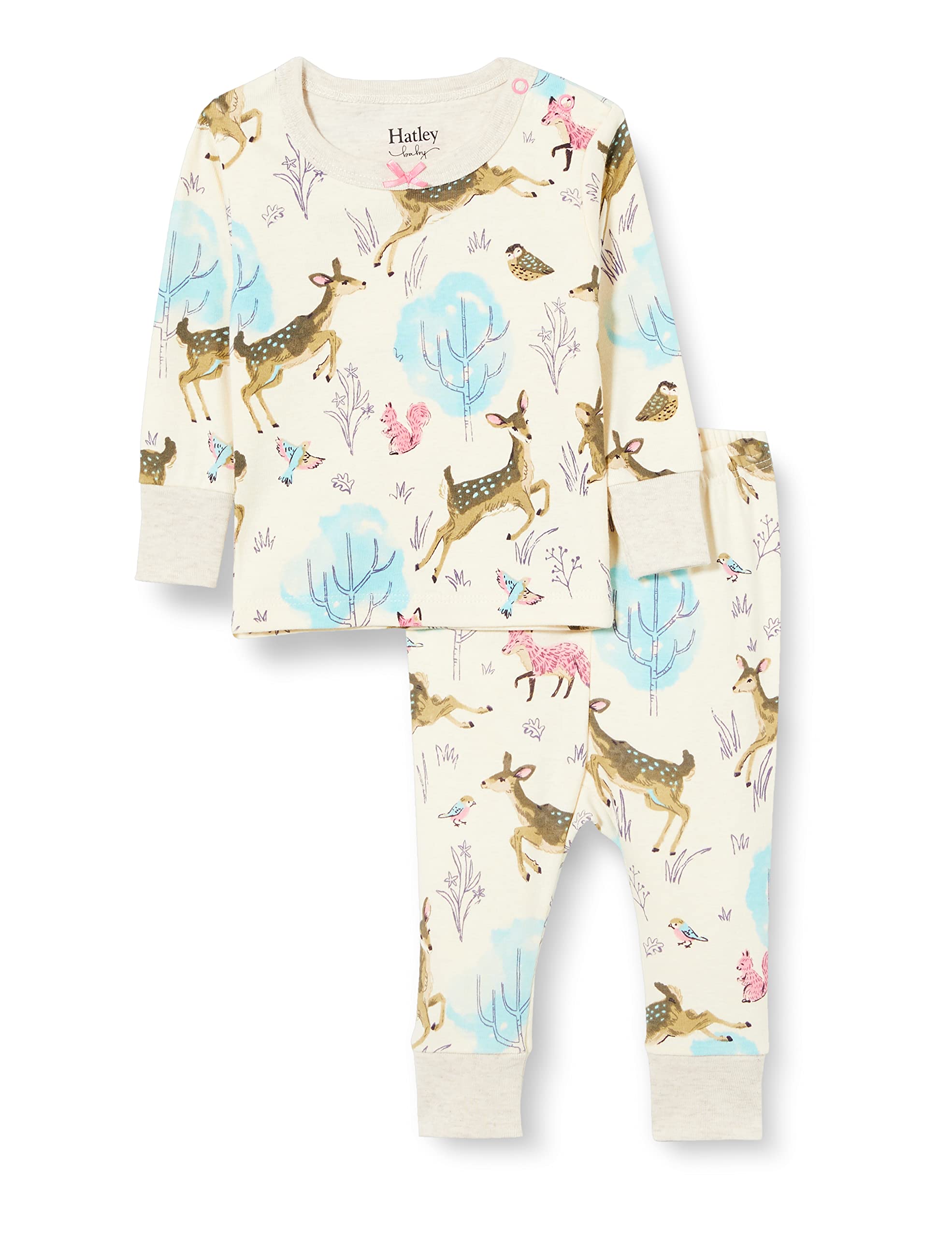Hatley Organic Cotton Long Sleeve Pyjama Sets Conjuntos de Pijama para Bebés