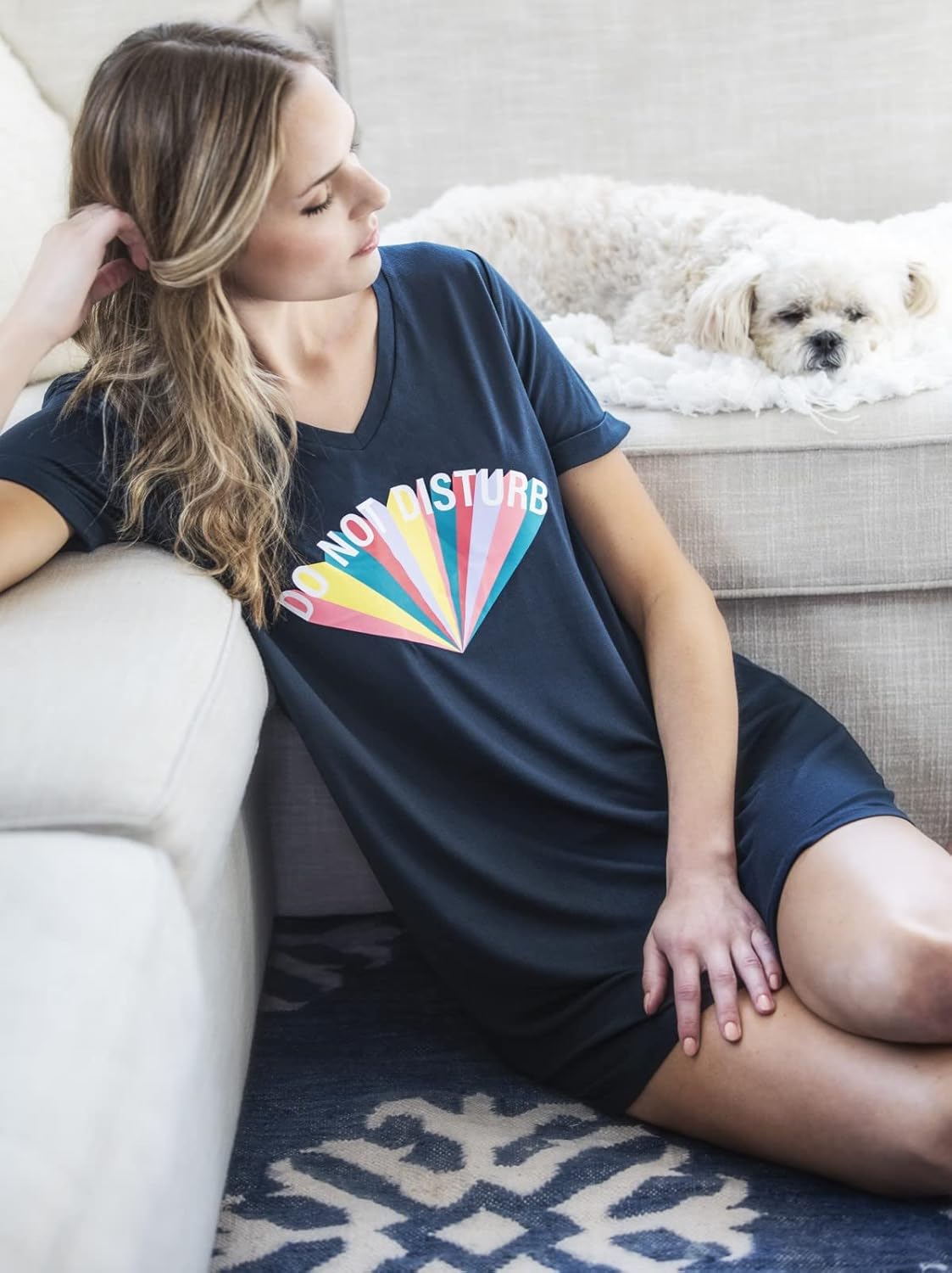 Hello Mello V-Neck Sleep Shirt - Image 8