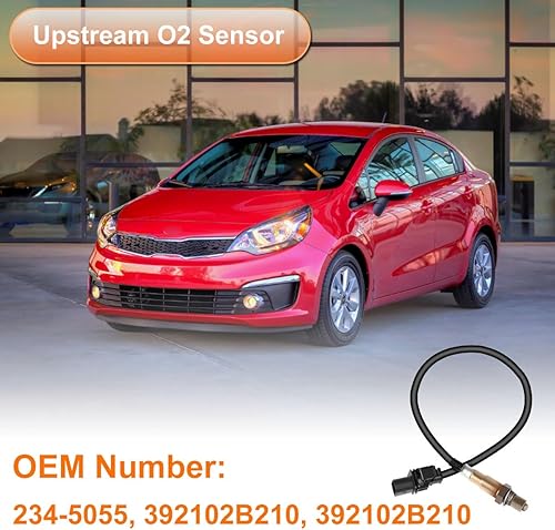 Miniatura 9 de Sensor de oxígeno Upstream & Downstream O2 Sensor 234-5055, 234-4568 apto para Hyundai Accent 2012-2014, para Hyundai Veloster 2012-2014, para Kia
