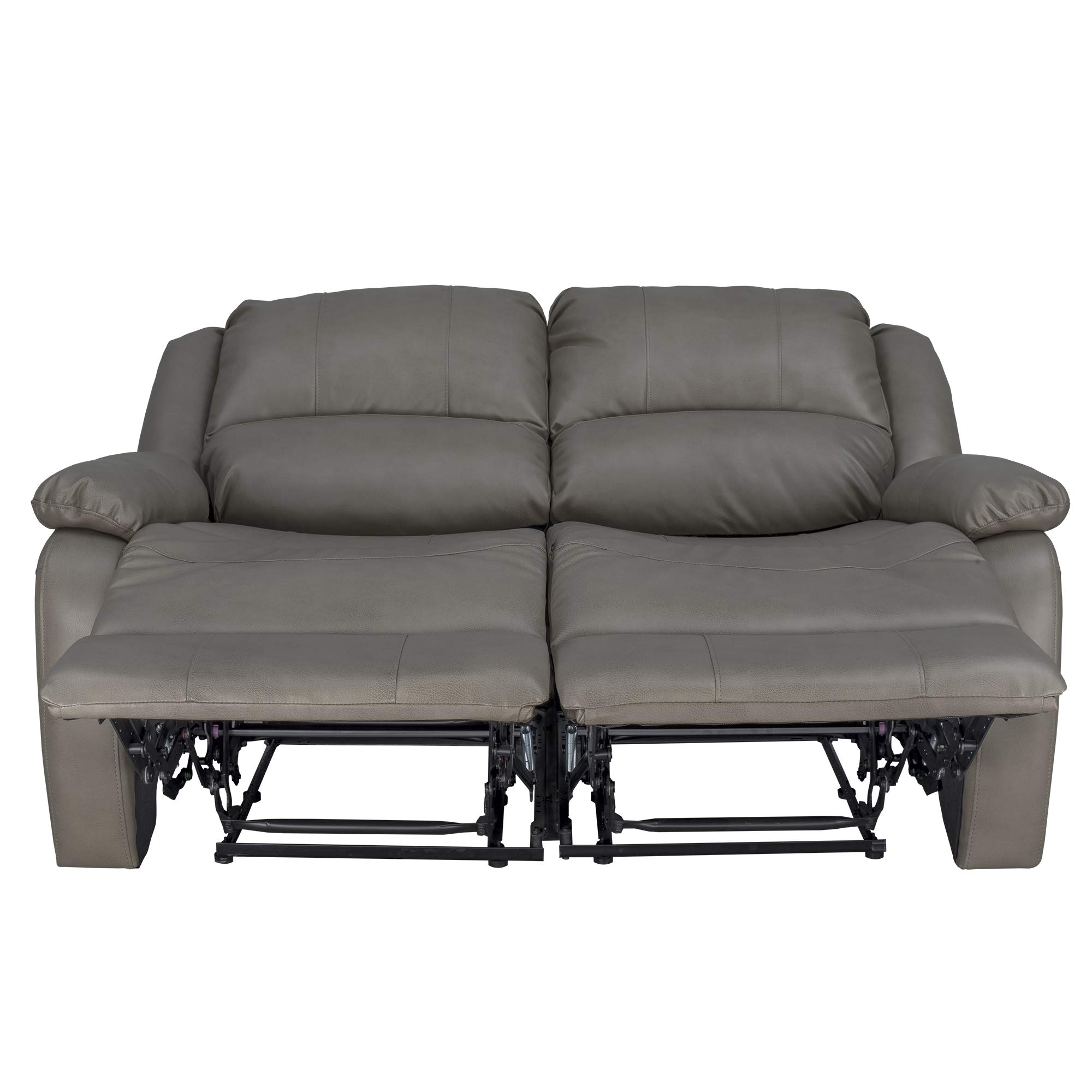 RecPro Charles Collection 58" Double Recliner RV Sofa RV Zero Wall