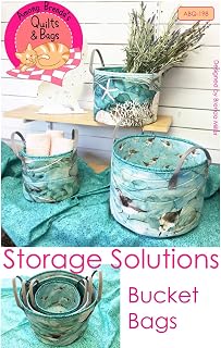 Among Brenda's Quilts & Bags Storage Solutions Bucket Bags Sewing Pattern