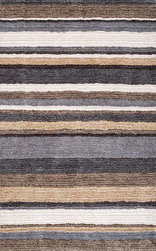 Image of Shaggy Rugs 4 x 6 Feet Soft and Cozy Carpet for Living Room & Hall, Bedroom, and Kids Room Non-Slip, High Pile, Machine Washable, Perfect for Any Room (Multi Choclate)