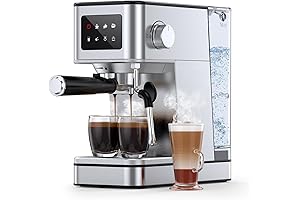 BRIM 19 Bar Espresso Machine w/ Milk Frother