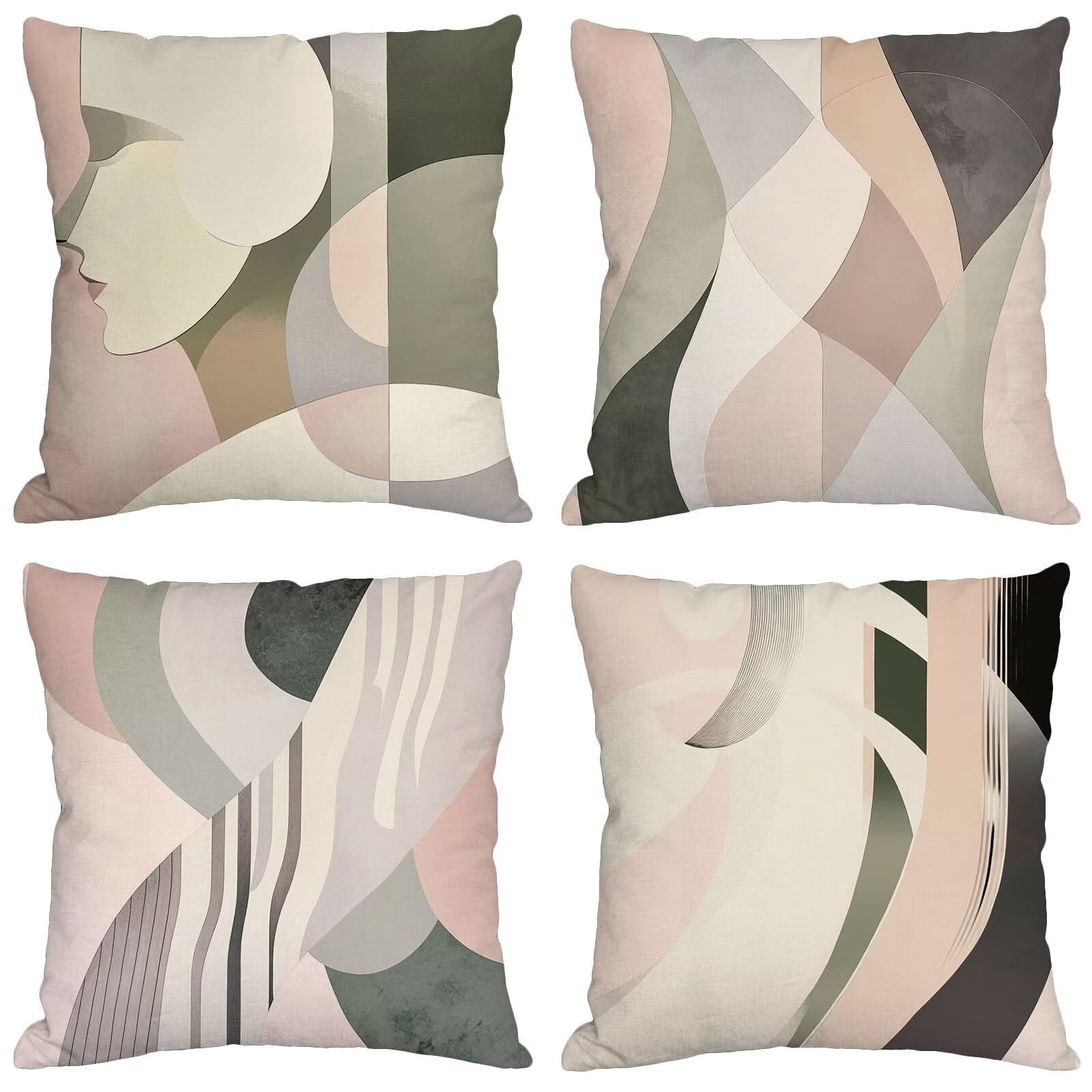 Housse coussin 30x30 cm rose sombre imperméable en velours géométrique pour extérieur