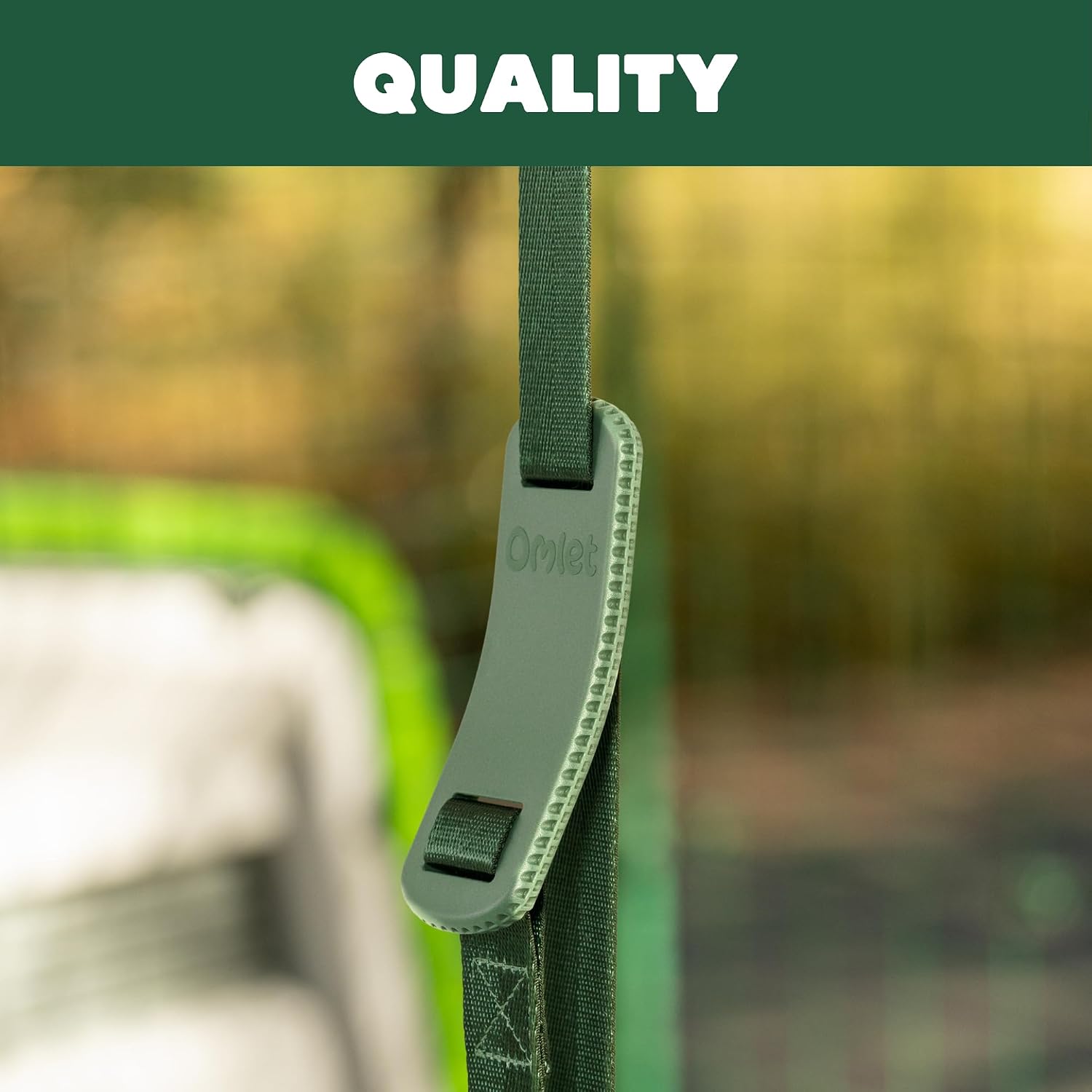 Omlet Adjustable Chicken Feeder and Waterer Hanger | Universal Fit for Poultry Feeders & Drinkers | Height Adjusts in Seconds | Holds Up to 50lb / 6 gallons | Keeps Feed & Water Cleaner for Longer