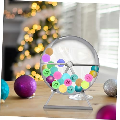 Miniatura 6 de PRETYZOOM 30 bolas de bingo numeradas del 1 al 30, bolas de juego multicolor, 1.6 in