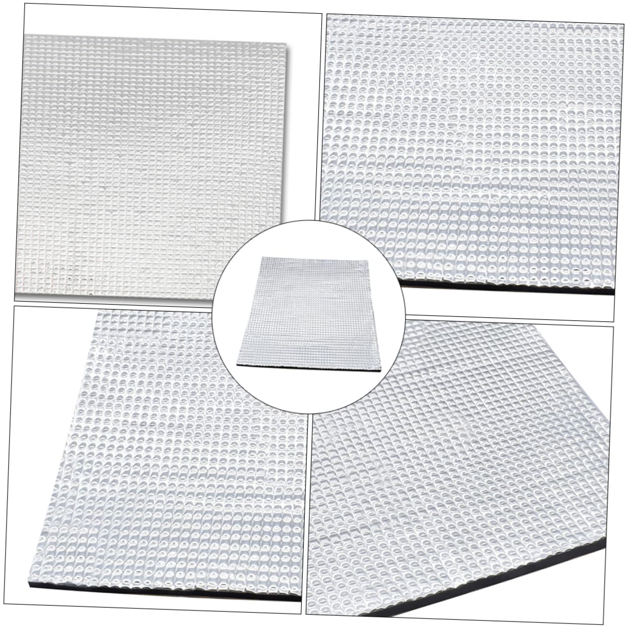Happyyami 2piezas Almohadilla Térmica Aislante para Mascotas Calentador De Invierno para Periquitos Alfombrilla Reflectante para Reptiles y Pequeñas Mascotas Plata