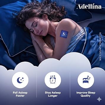 Adellina Wellness Patches for Adults All-Natural, Skin-Friendly Adhesive Patches, Easy to Apply (90 Count)