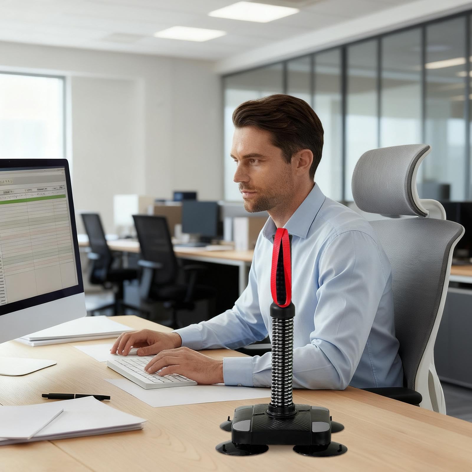 Allenatore per braccio di ferro - Esercizio a ventosa, dispositivo antiscivolo per -braccio | Sistema di attrezzature per la costruzione muscolare per il rafforzamento del polso, dispositivo fitness