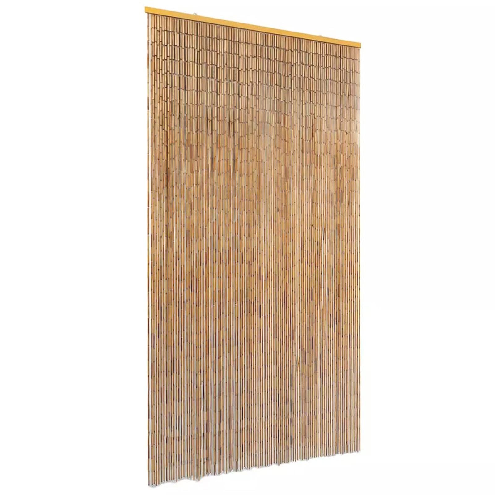 LAPOOH Tenda Antimosche per Porte in bambù 100x220 cm,Tenda Antimosche per Finestre e Porte Leggera Resistente all'Acqua Silenziosa Zanzariera Antiisetti-43723
