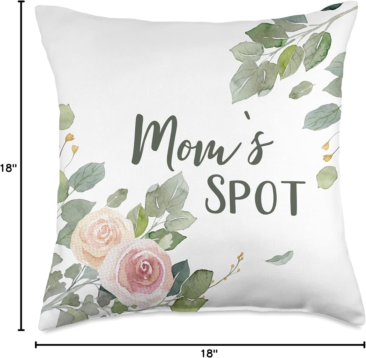 Mom's Spot gift for Grandma Home Décor present Throw Pillow
