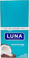 Vista 1 de Clif, Bar Luna Chocolate sumergido Coco, 1.69 onzas, paquete de 15