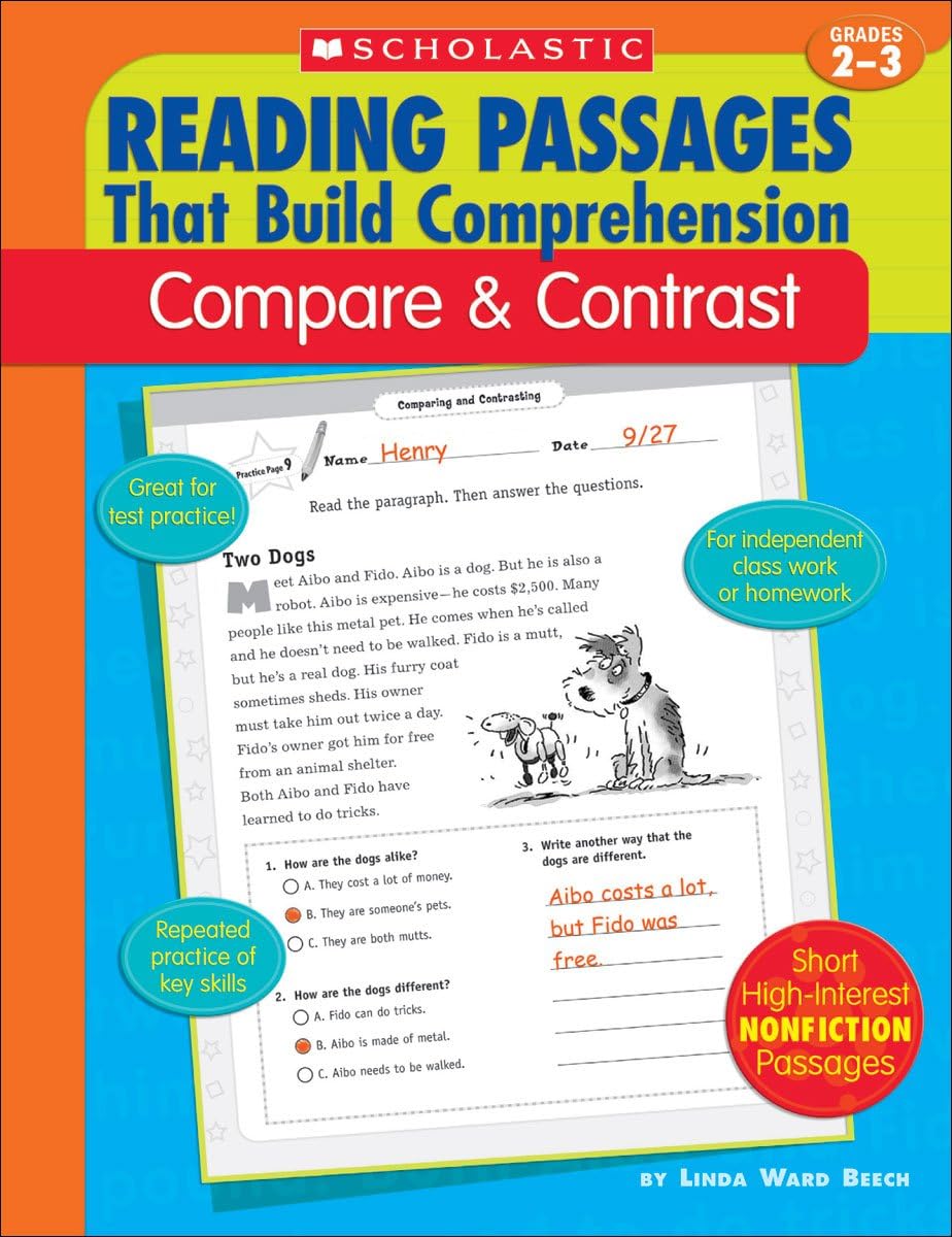 Reading Passages That Build Comprehension: Compare and Contrast Grades 2-3