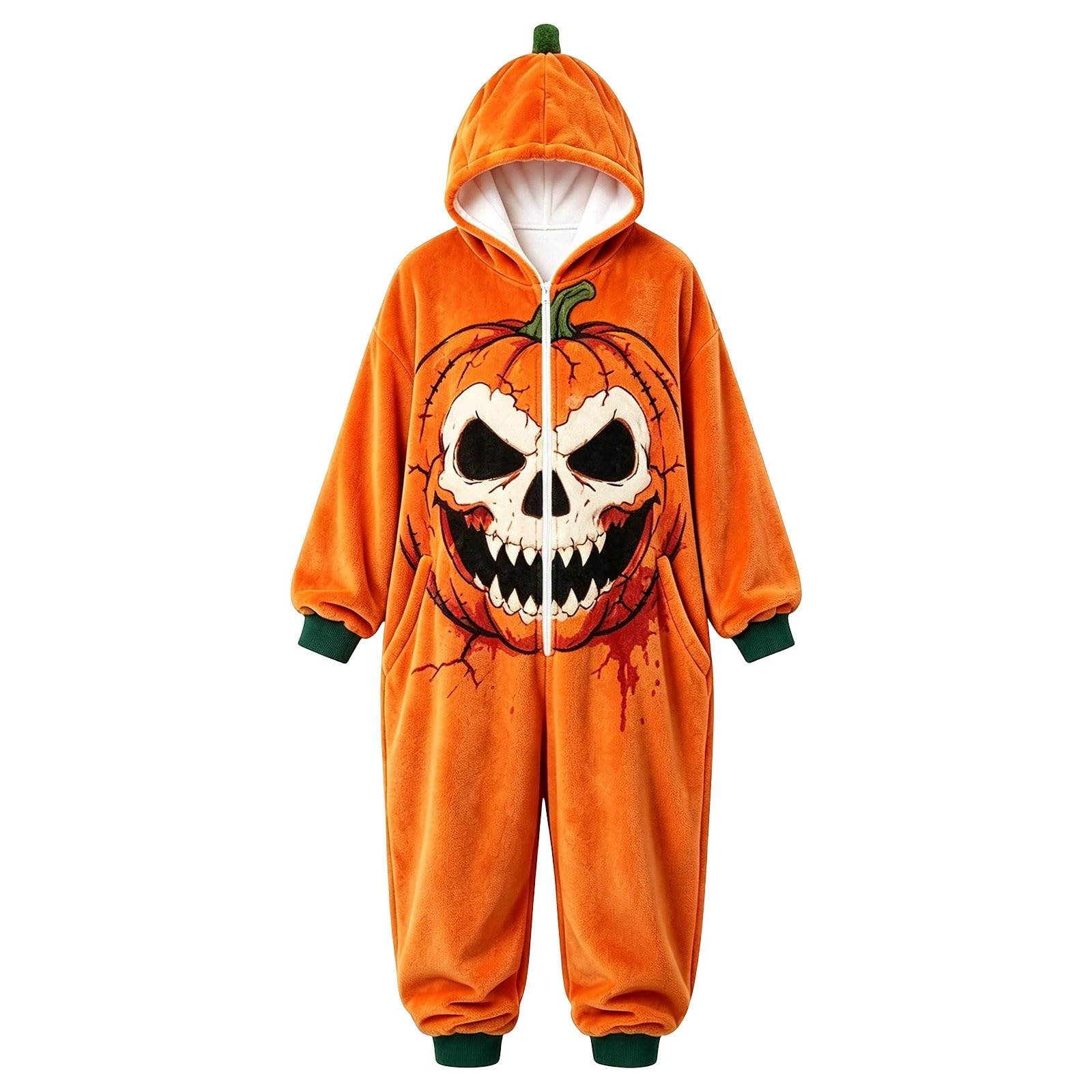Elegante tuta di Halloween per adulti con vestibilità comoda, ideale per essere indossata in modo versatile, con motivo stampato, adatta per tutte le stagioni, facile da pulire a mano o in lavatrice