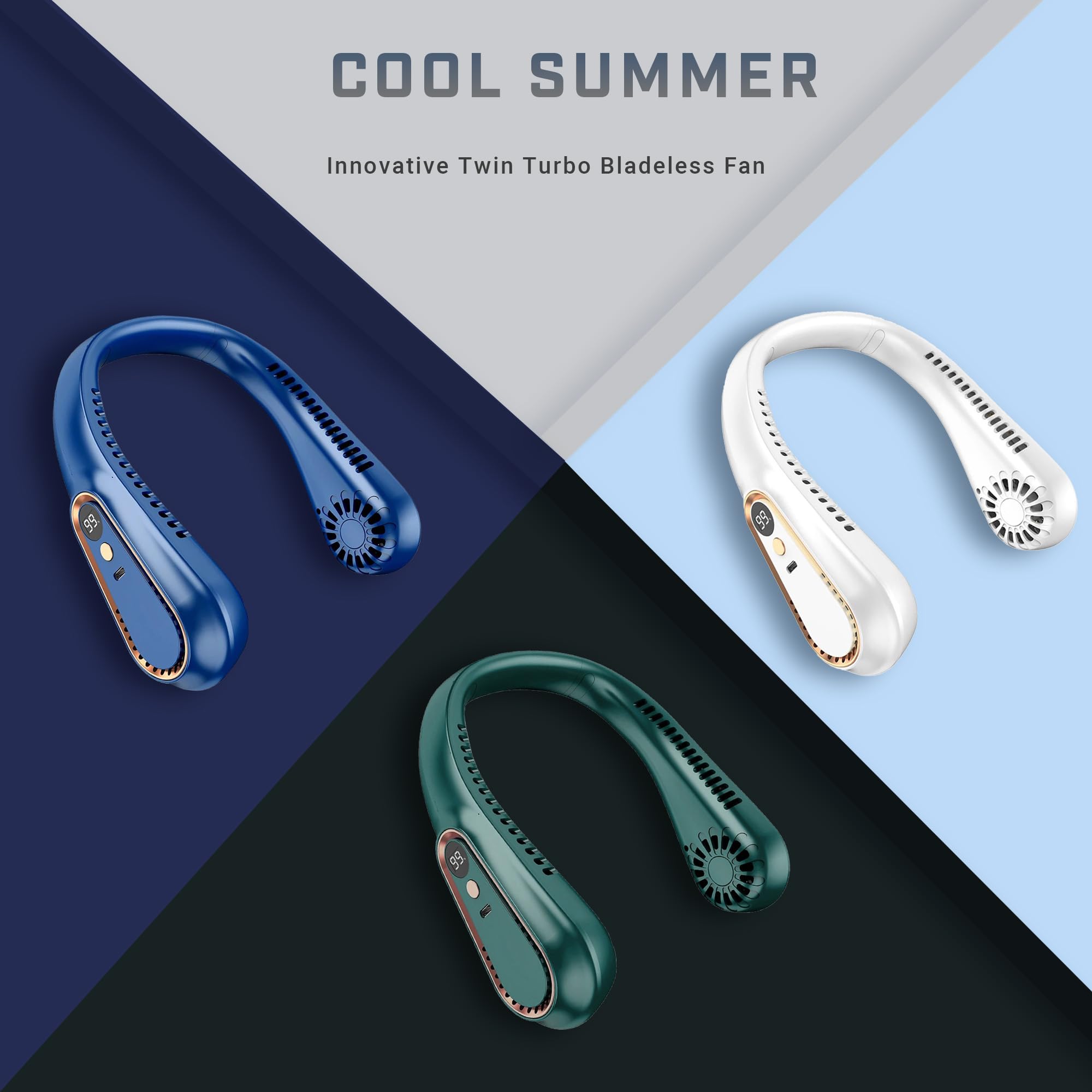 Amazon.com: Portable Neck Fan, Hands Free Bladeless Fan, Cooling