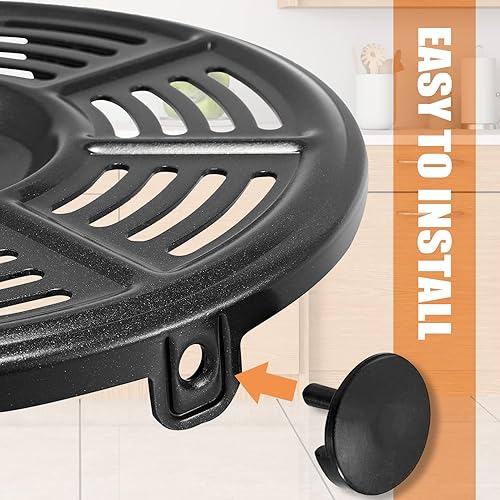 Miniatura 2 de Piezas de repuesto para freidora de aire, 3 piezas resistentes al calor de grado alimenticio antiarañazos de silicona para freidora de aire de goma,