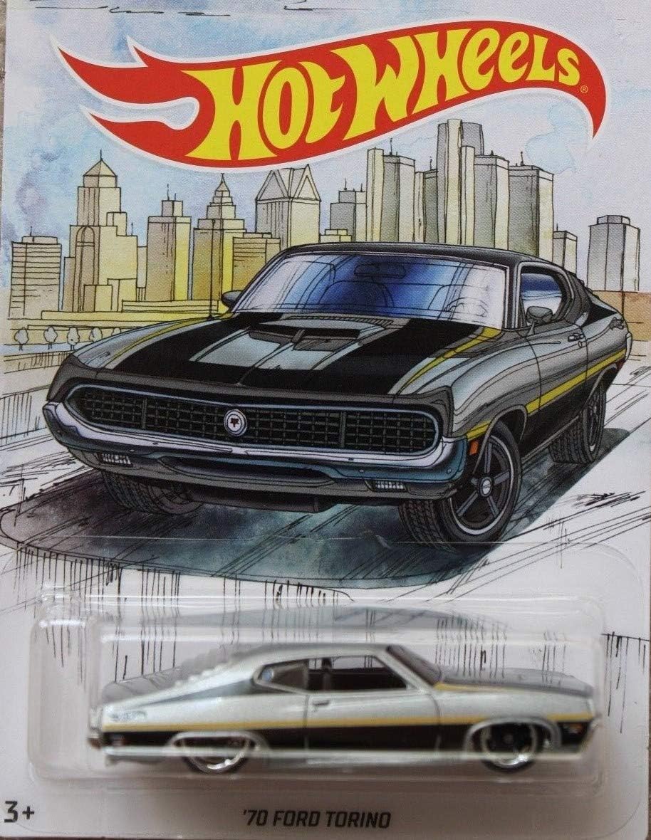 Detroit MUscle HOT Wheels Walmart Exclusive 70 Ford Torino DIE-CAST, WAL-MART Exclusive 1970 Ford Torino