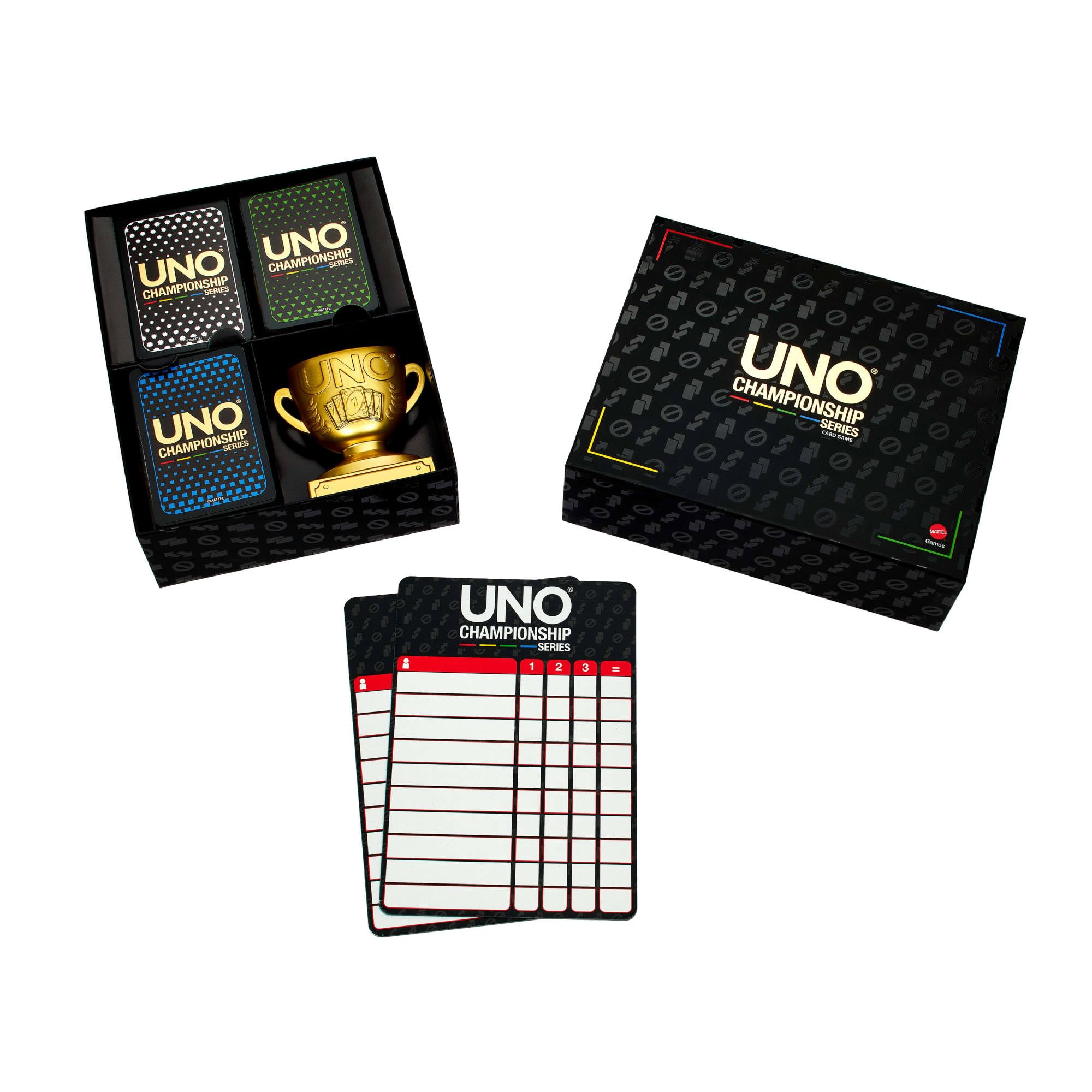 Mattel Games UNO Championship Series Erweitertes Turnierset, ab 7 Jahren