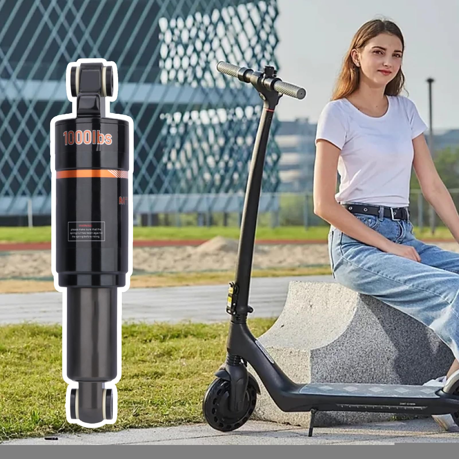 Ammortizzatori posteriori, ammortizzatori idraulici per bici, compatti, fuoristrada, per bici da strada, moto, scooter, ATV