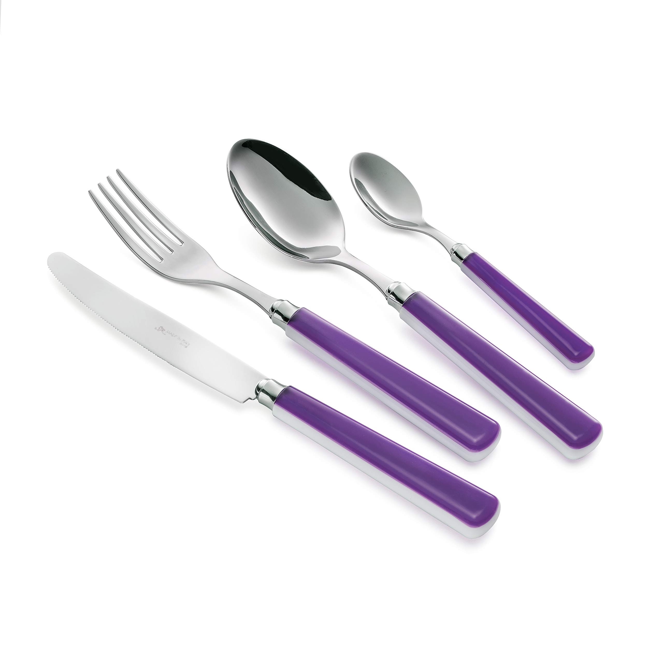 Couverts en acier inoxydable 18/10 Candy Viola 2623 pour des repas d'exception