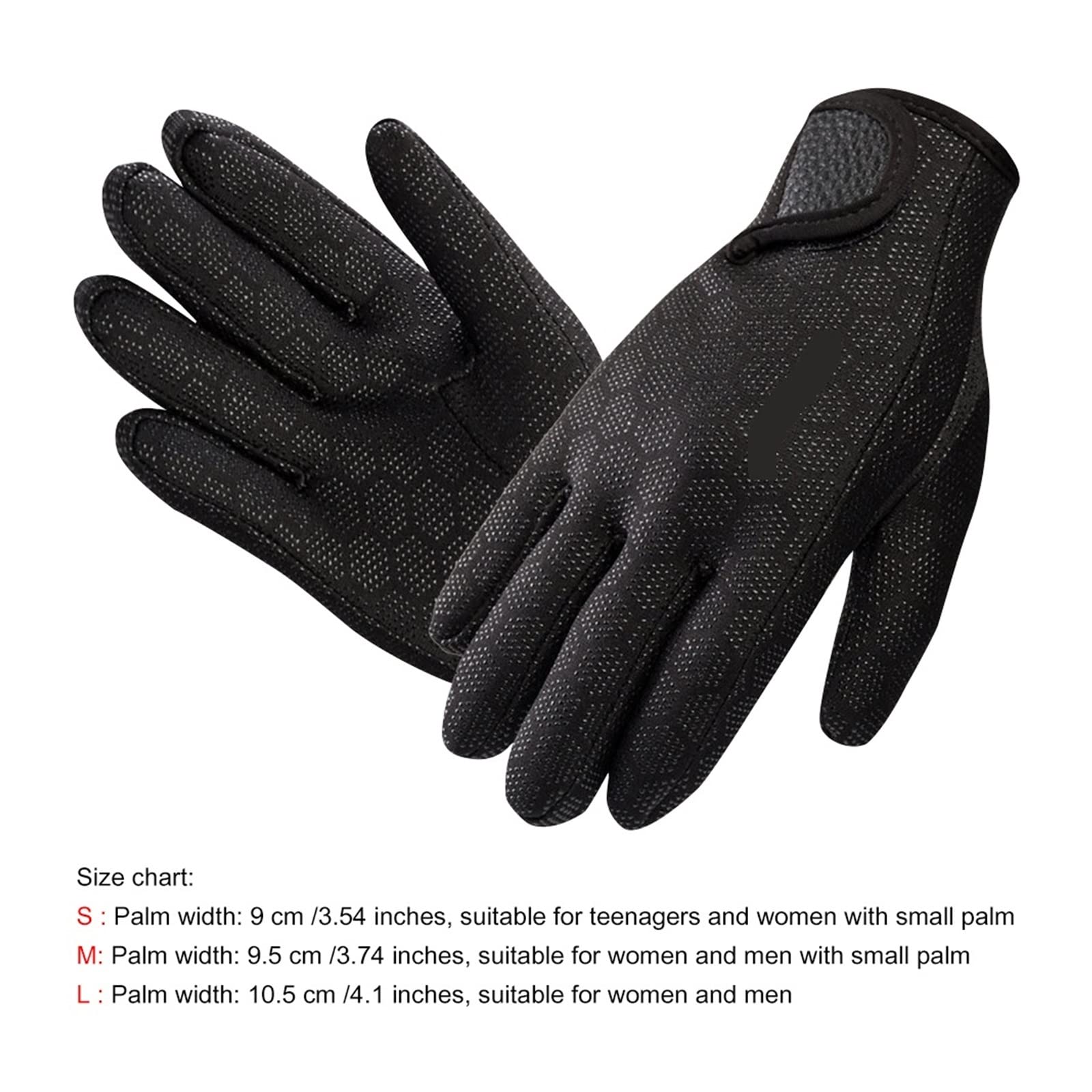 guanti da immersione, 1 paio di guanti da nuoto e snorkeling in neoprene,5 mm for adulti, donne uomini, for surf canoa
