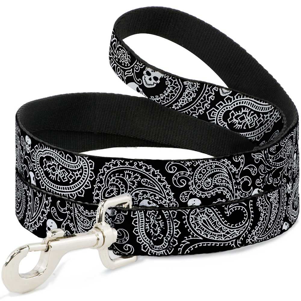 Laisse bandana Buckle-Down en nylon robuste et ultra-large de 1,8 m pour grand chien