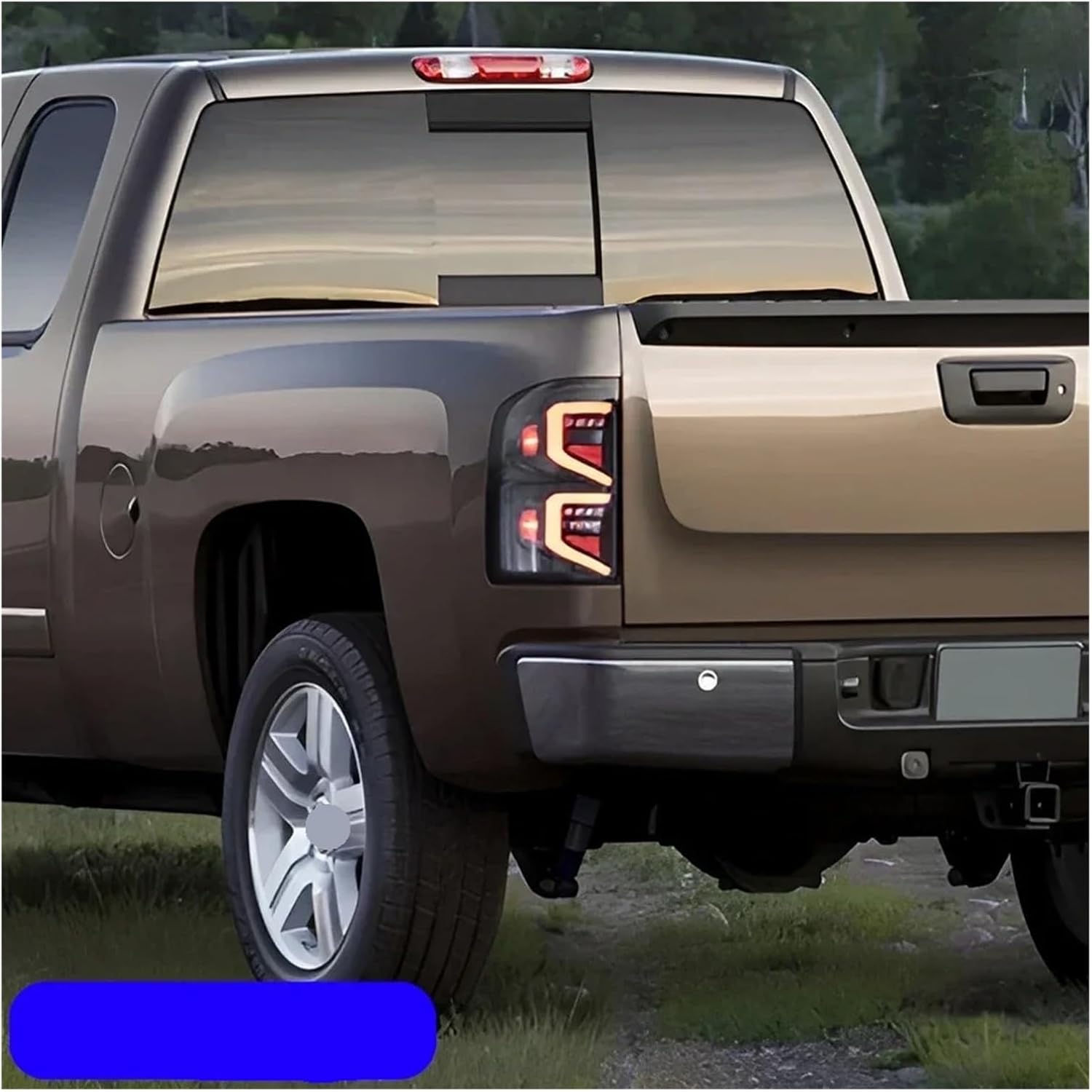 For Chevrolet Silverado 2007-2018 Car Taillights Assembly LED Auto Rear Lamps Upgrade Dynamic The Brake Lights Tool Accessories(For 14-18 User)