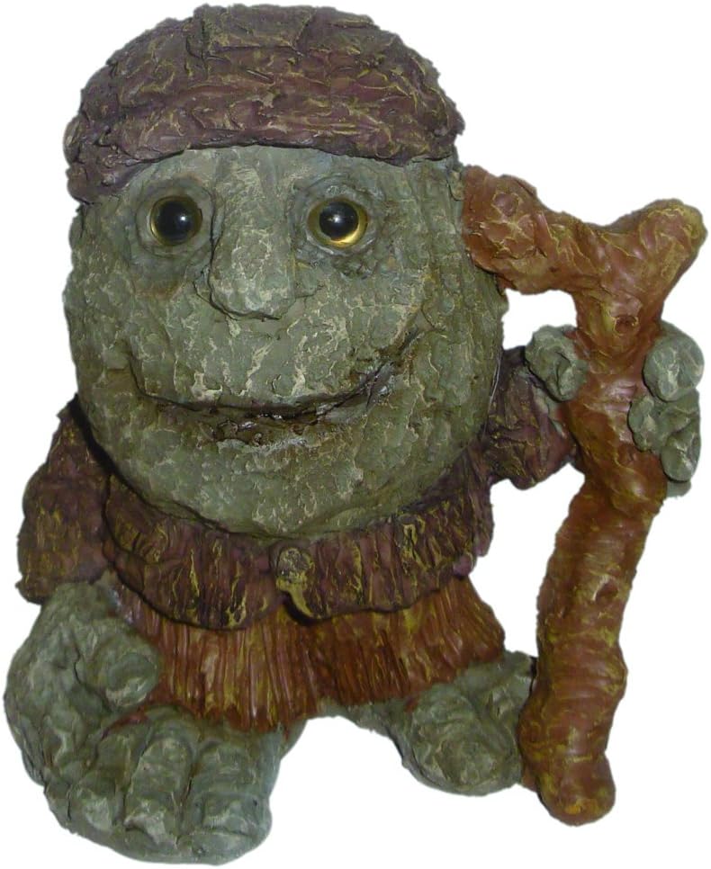 24131 Stone Troll Figurine, Medium, Brown/Grey