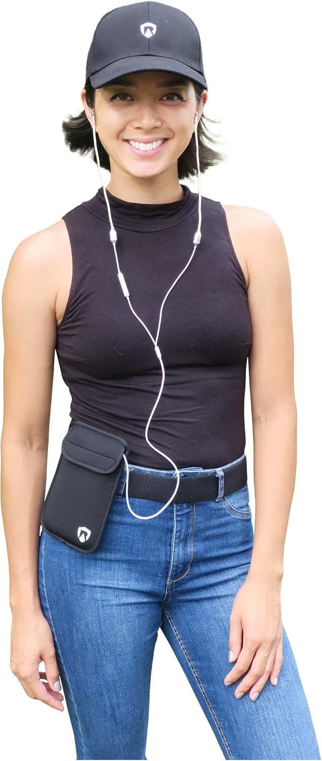 EMF Blocking Cell Phone Sleeve - EMF Blocking Pouch - Updated XL Version for Larger Smartphones (Black, Extra Large) - Image 5