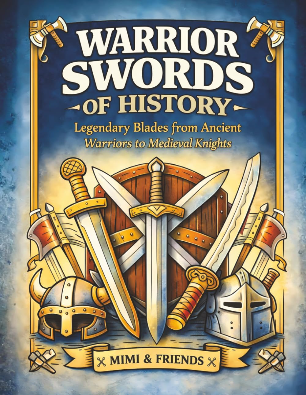 Warrior Swords of History: Legendary Blades from Ancient Warriors to Medieval Knights (The Warrior History Coloring Book Series)