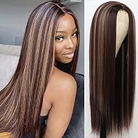 Vista 7 de Peluca de encaje frontal HD larga y ondulada gris, sin pegamento, color rubio platino, peluca ondulada de 200 de densidad, raya media, línea capilar