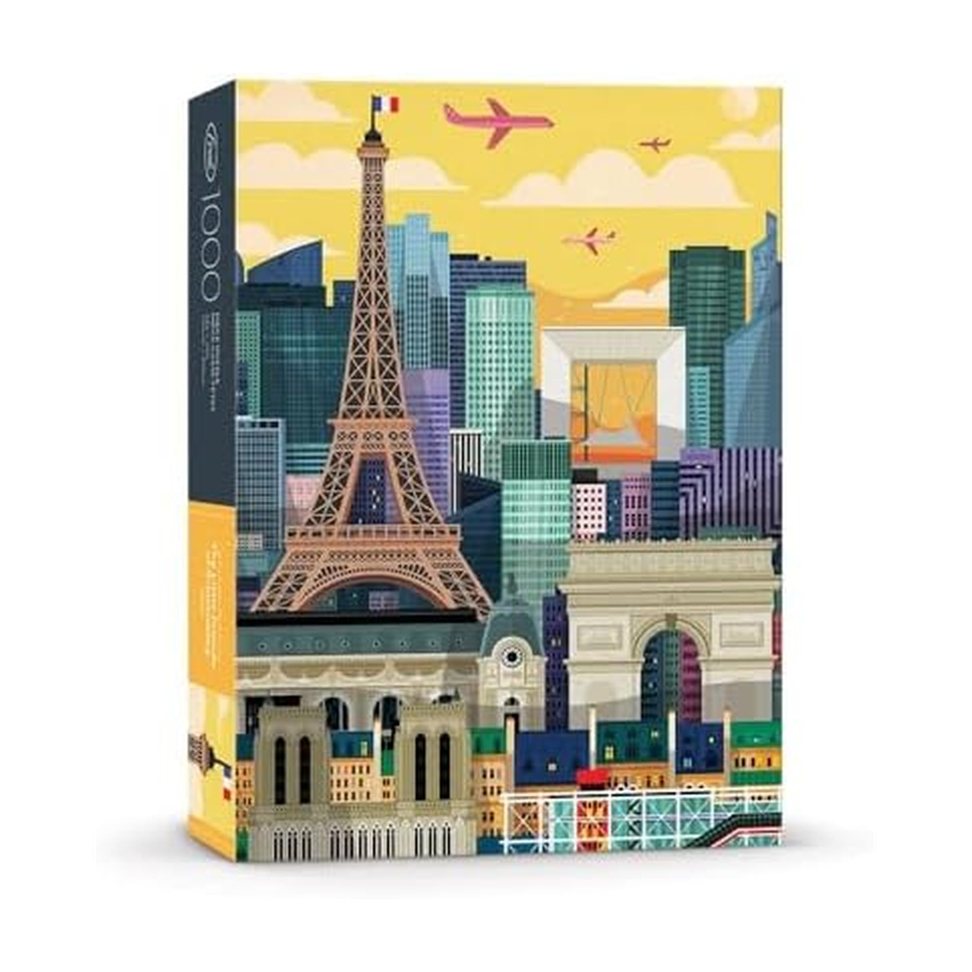 Genuine Fred Paris by The Little Friends of Printmaking, 1000-piece Puzzle, 14x32 inches,Assorted,5289253