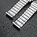 ORFKMF Solid Stainless Steel Watch Band For Cartier Santos 100 Series Men's Wristband Bracelet 23mm Butterfly Buckle Watch Accessories (Color : Silver, Size : 23mm)
